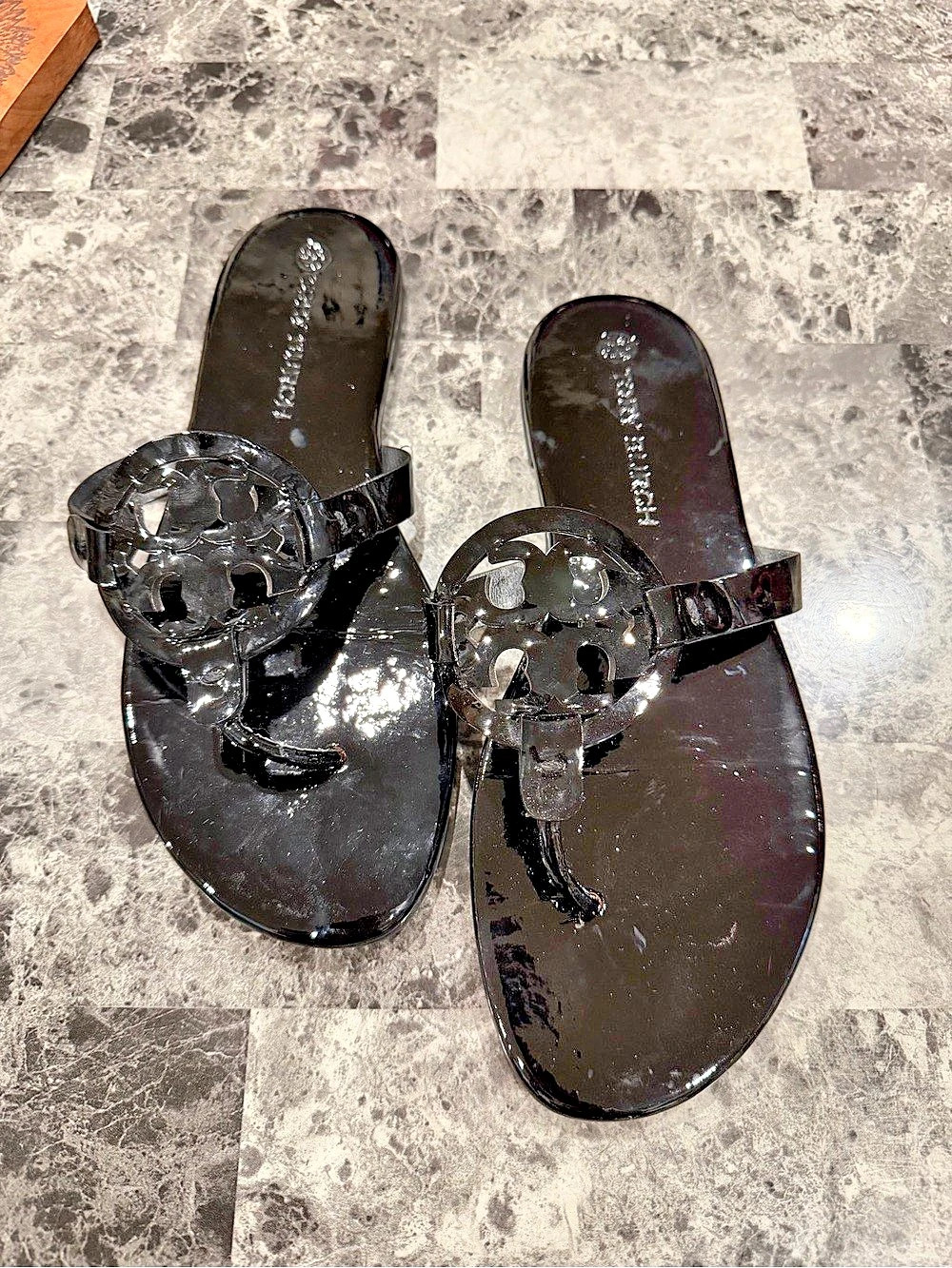 Tory Burch Mini Miller Jelly Sandal Black US 8